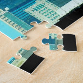 CLEVELAND OHIO SKYLINE ジグソーパズル (側面)