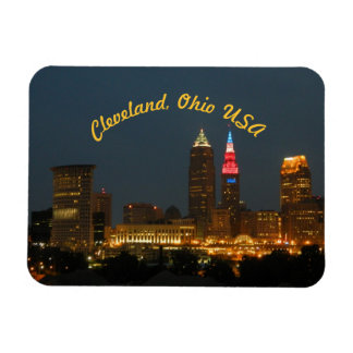 Cleveland Ohio USA (Curve)マグネット マグネット