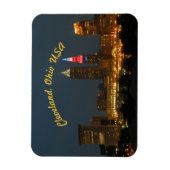 Cleveland Ohio USA (Curve)マグネット マグネット (縦)