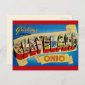 Cleveland Ohio Vintage Postcard ポストカード (正面/裏面)
