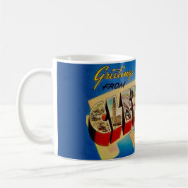 Cleveland Ohio Vintage Postcard Mug コーヒーマグカップ
