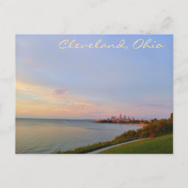 Cleveland skyline from Edgewater Park ポストカード