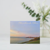 Cleveland skyline from Edgewater Park ポストカード (スタンド正面)