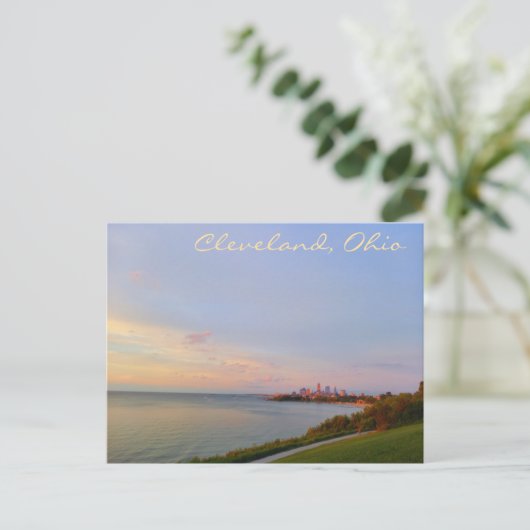 Cleveland skyline from Edgewater Park ポストカード (スタンド正面)