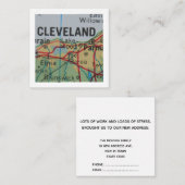 Cleveland We've Moved New Address Card エンクロージャーカード (正面/裏面)