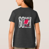 Clever Anti-Ignorance Message Youth Tri-blend  トライブレンドＴシャツ (裏面)