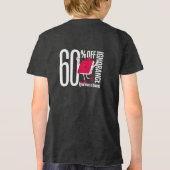 Clever Anti-Ignorance Message Youth Tri-blend  トライブレンドＴシャツ (裏面)