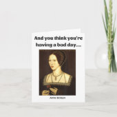 Clever Creations Blue Uni-adults Modern Round Coll カード (正面)