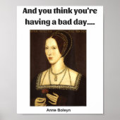 Clever Creations Blue Uni-adults Modern Round Coll ポスター (正面)