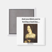 Clever Creations Blue Uni-adults Modern Round Coll マグネット (正面/裏面)