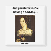 Clever Creations Blue Uni-adults Modern Round Coll マグネット (正面)