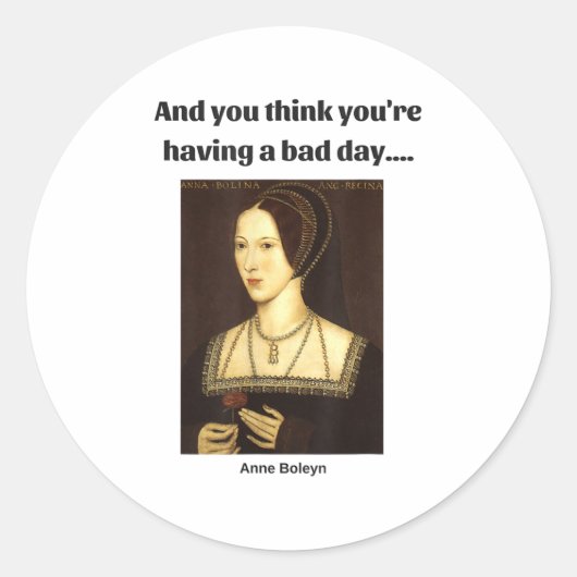 Clever Creations Blue Uni-adults Modern Round Coll ラウンドシール (正面)