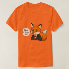 Clever Is the New Cool キツネTシャツ Tシャツ