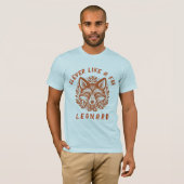 Clever Like a Fox - あなたのテキスト Tシャツ (正面フル)