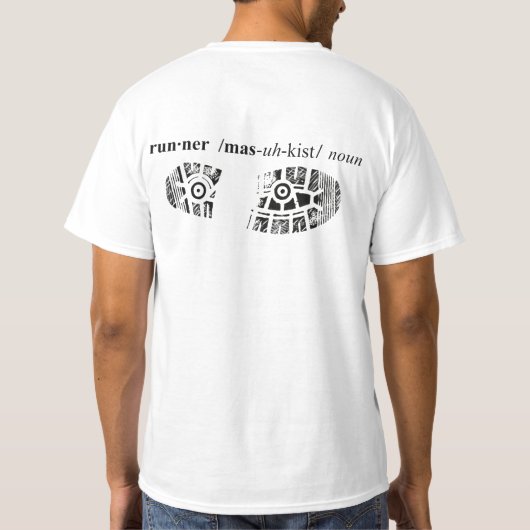 Clever RunnerまたはRaceシャツ Tシャツ (裏面)