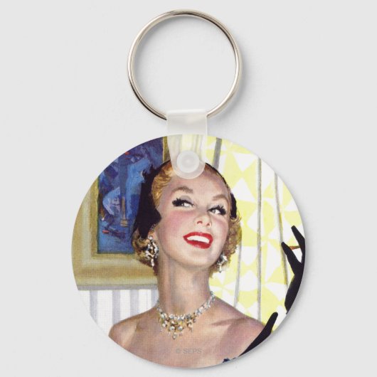 Clever Women Are Dangerous Too キーホルダー (正面)