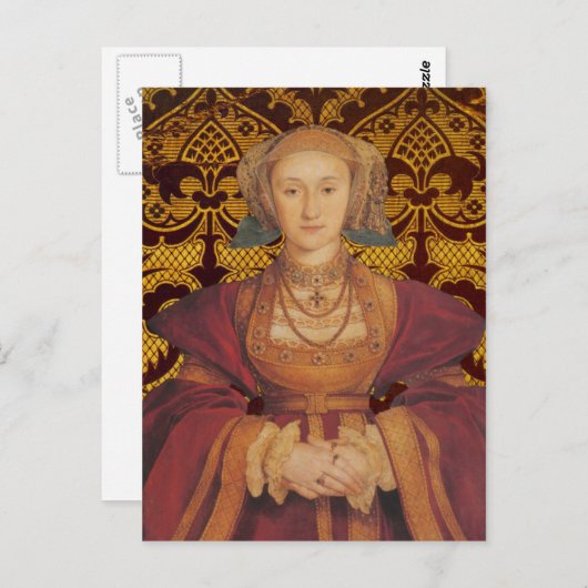 Clevesのアン-ポートレートの郵便はがき女王 ポストカード (正面/裏面)
