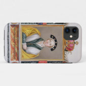 Clevesの(1515-57年の)第4女王のアンのポートレートの Case-Mate iPhoneケース (裏面(横))