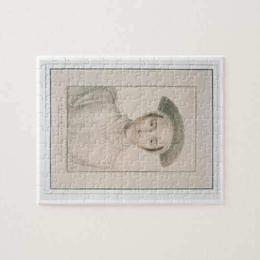 Cleves (1515-57年)の女王のアンポートレートは刻みます ジグソーパズル (横)