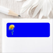 clezy-386680明るい青王室の色の黄カラフル色 ラベル (インサイチュ)