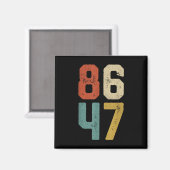 Clicレトロヴィンテージ80sスタイル86 47 マグネット (正面/裏面)