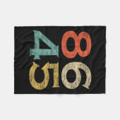 Clicヴィンテージスタイル86 45アンチトランプ フリースブランケット (正面(横))