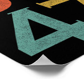 Clicヴィンテージ80sスタイル86 47アンチトランプ ポスター (角)