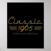 Clic 1965 Limited Edition 60 Year Old 60th Birthda ポスター (正面)