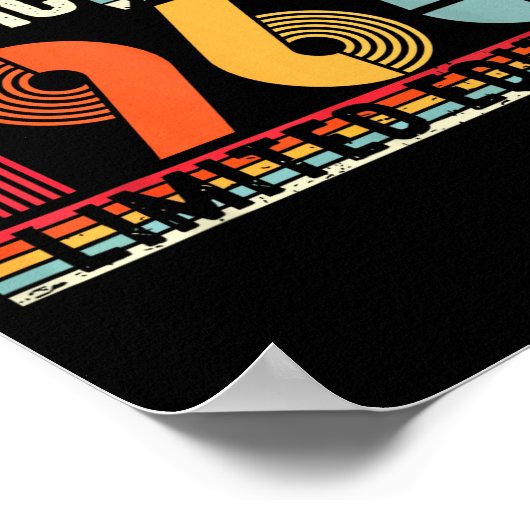 Clic 1965 Limited Edition 60 Year Old 60th Birthda ポスター (角)