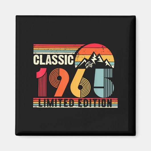Clic 1965 Limited Edition 60 Year Old 60th Birthda マグネット (正面)