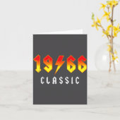 Clic 60 Birthday Decorations Men 60yr 1966 60th Bi カード (黄色い花)