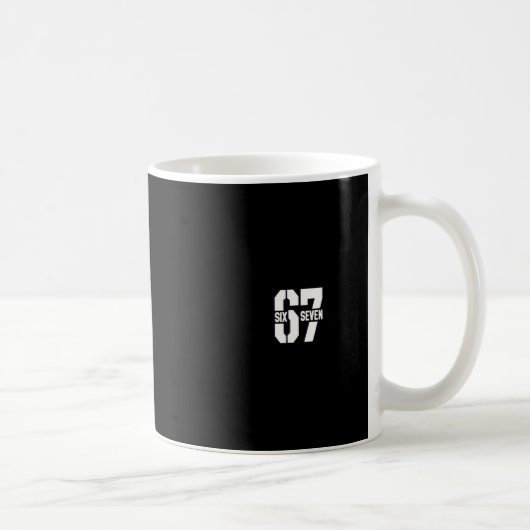 Clic 67 ミーム - 67が好き 1 コーヒーマグカップ (右)