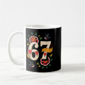 Clic 67 Tattoo Six Seven Valentines Day Ker  コーヒーマグカップ (左)