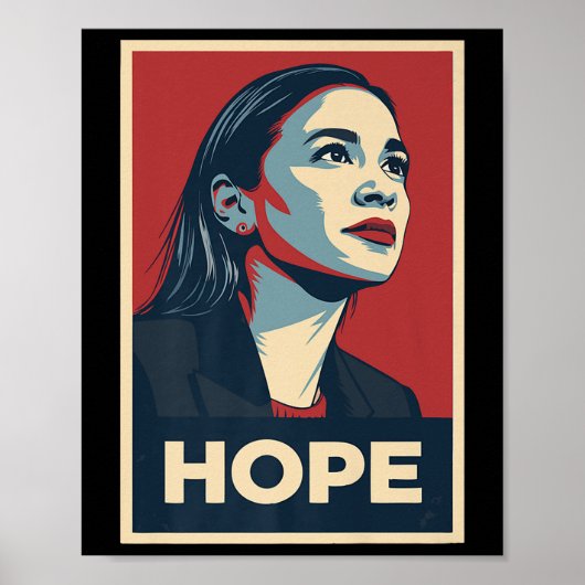 Clic Aoc Alexandria Ocasio Cortez 2028開会式 ポスター (正面)