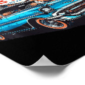 Clic Car Welcome Las Vegas Vacation Summer Men Wom ポスター (角)