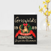 Clic Christmas Movie Squirrel Removal Vacation  カード (黄色い花)