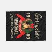 Clic Christmas Movie Squirrel Removal Vacation  フリースブランケット (正面(横))