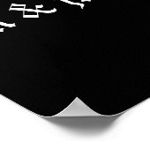 Clic Gothic Fo Shizzle Gin + Juice Shirt Gin And J ポスター (角)