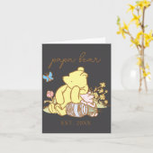 Clic Papa Bear New Dad  カード (黄色い花)