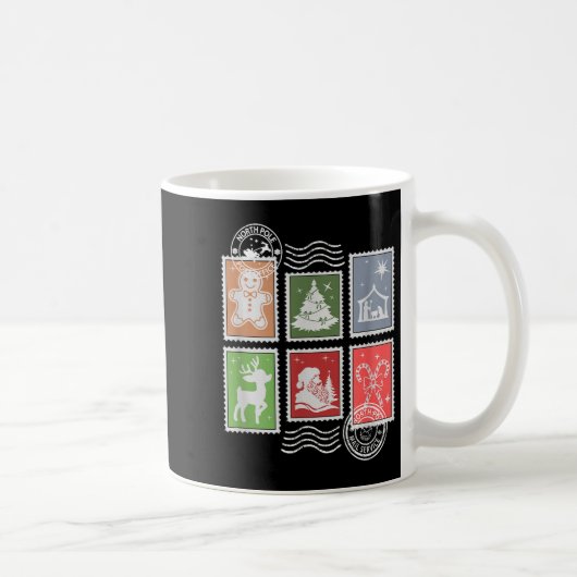 Clic Stage スタンプ クリスマス メール コーヒーマグカップ (右)