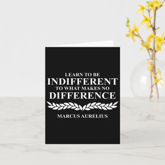 Clical Rome Stoic Philosophy Caesar Marcus Aureliu カード (黄色い花)