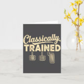 Clically Trained Retro Racing Three Pedals Manual  カード (黄色い花)