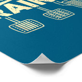 Clically Trained Retro Racing Three Pedals Manual  ポスター (角)