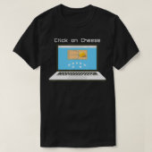 Click On Cheese Mouse Trap funny  Tシャツ (デザイン正面)