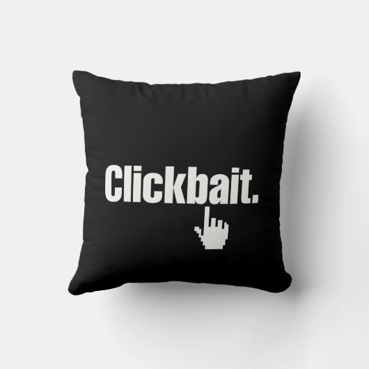 Clickbait. クッション (裏面)