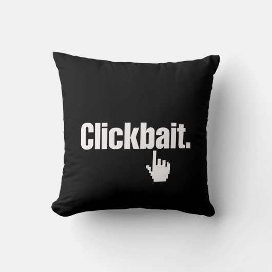 Clickbait. クッション (正面)
