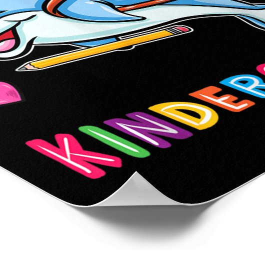 Clicking Into Kindergarten Dolphin Back To School  ポスター (角)