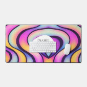  Clicks & Chaos – Abstract Design Personalized デスクマット (キーボード&マウス)