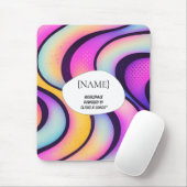  Clicks & Chaos – Abstract Design Personalized マウスパッド (マウス)