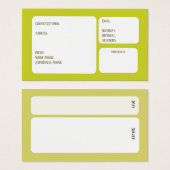 Client Card (正面&裏面)